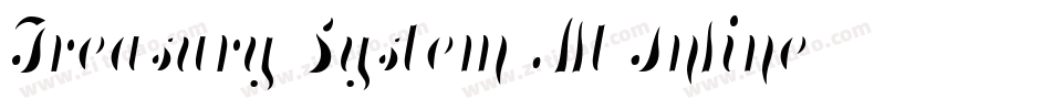 Treasury System Alt Inline字体转换